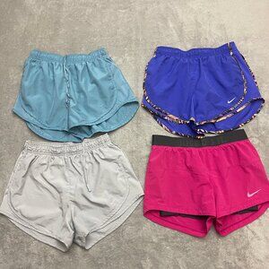 Nike Shorts Lot Of 4 Women’s Small Dri-Fit Tempo Brief Lined Running